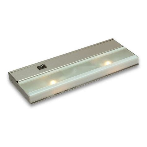 16 xenon brushed steel cabinet light yxl08-1109|16 in. 120 V Xenon Under Cabinet in Stainless Steel .